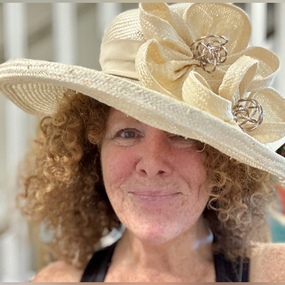 Women’s Kentucky Derby Church Hat Christine A Moore Millinery like new condition - Picture 6 of 6
